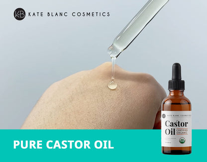Natural hair strengthening and thickening castor oil treatment packaging detailed view