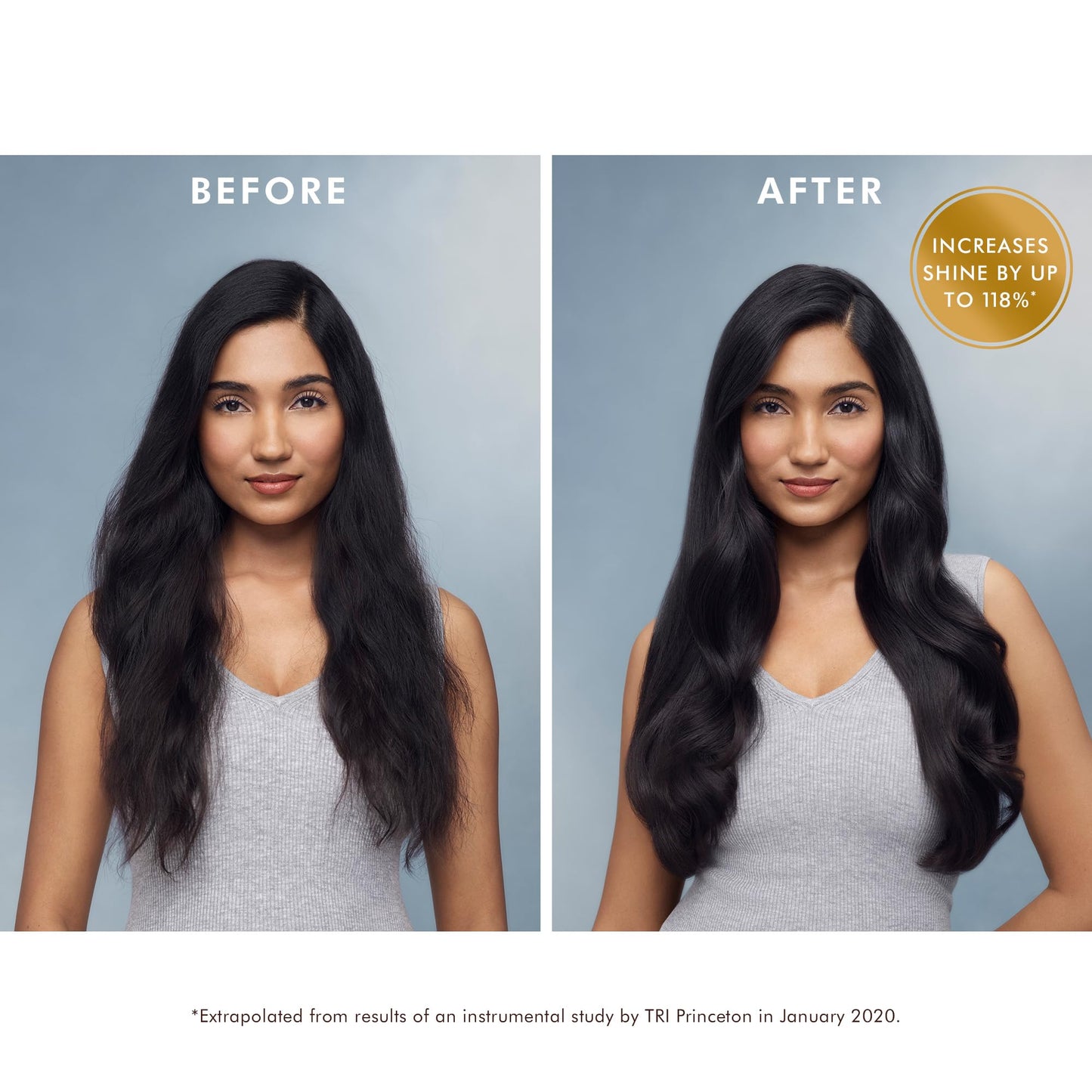 Moroccanoil Treatment 100ml amber glass bottle showing argan oil serum texture