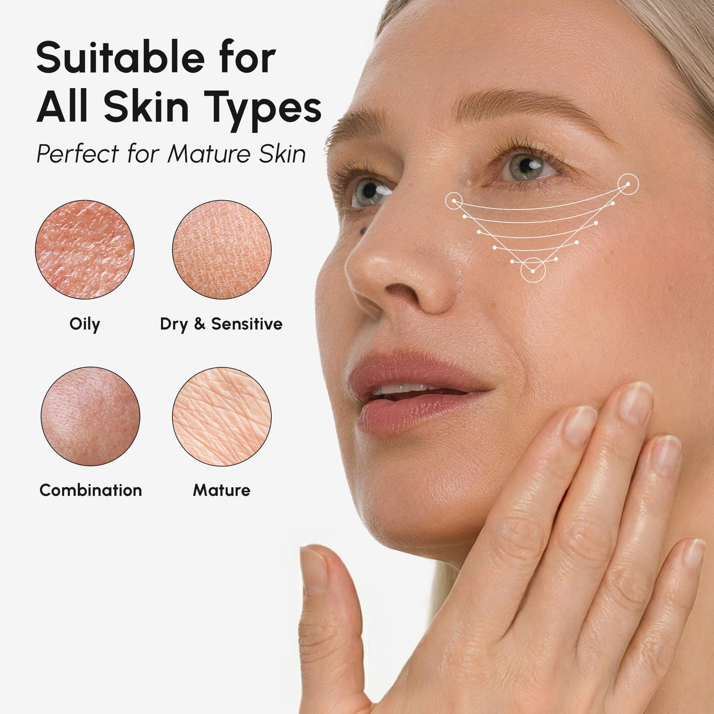 Back label of the MAREE eye balm stick showing the full ingredient list