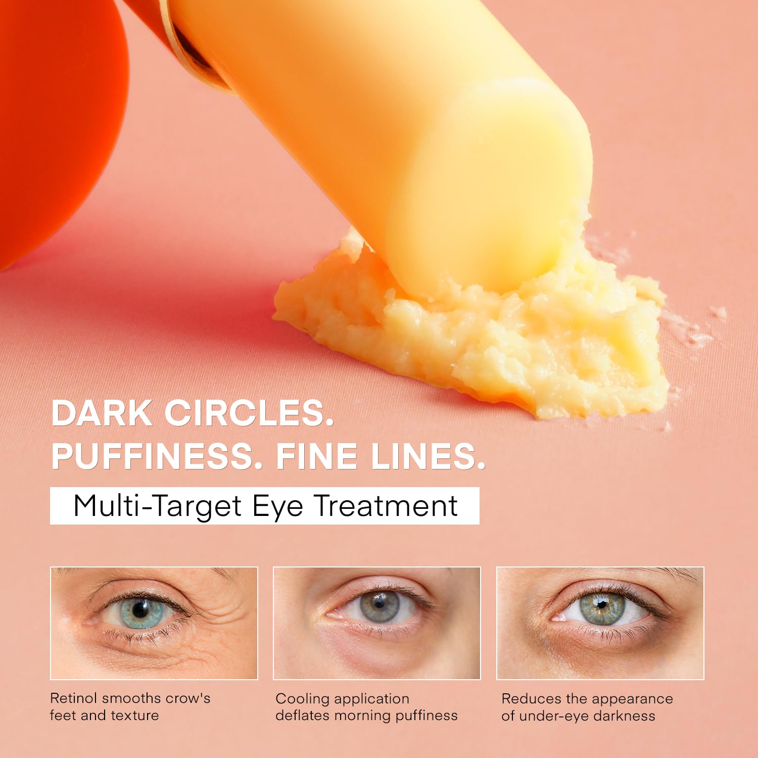 VELAMO ADVANCED Retinol Eye Stick travel-friendly skincare packaging for on-the-go application.