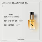 KÃ©rastase Elixir Ultime anti frizz serum bottle displayed with its outer packaging box
