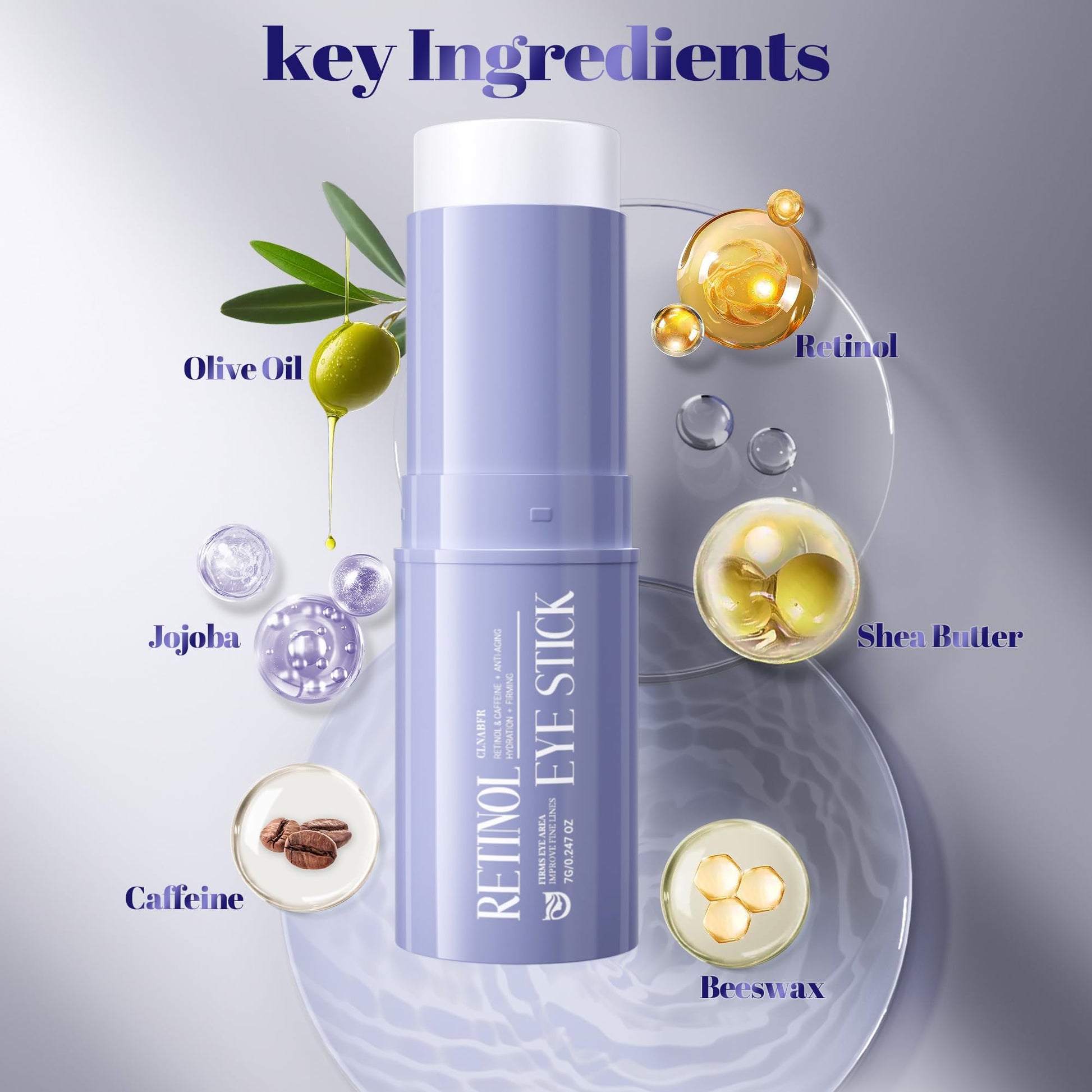 Authentic USA beauty import eye balm stick for reducing fine lines