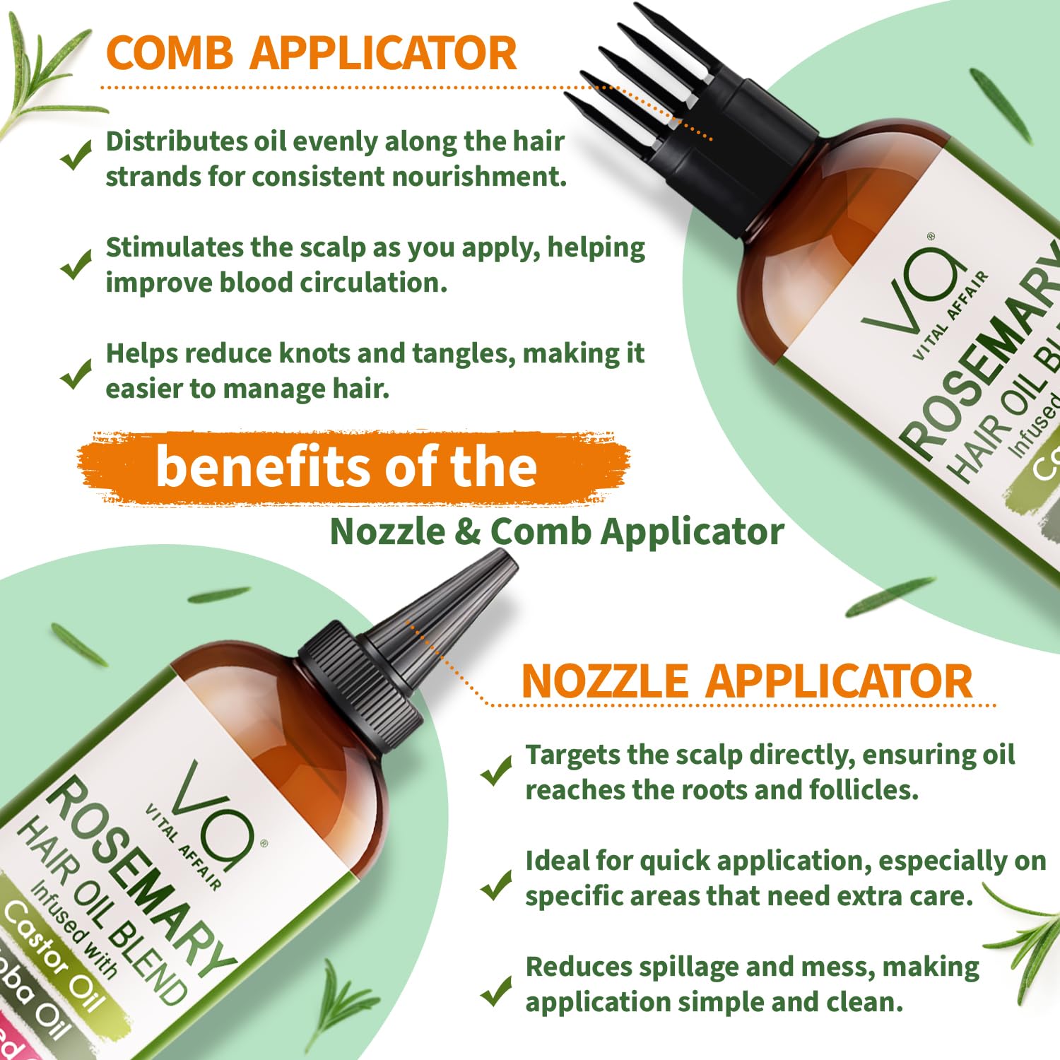 Vital Affair pure rosemary oil ingredients and benefits label details