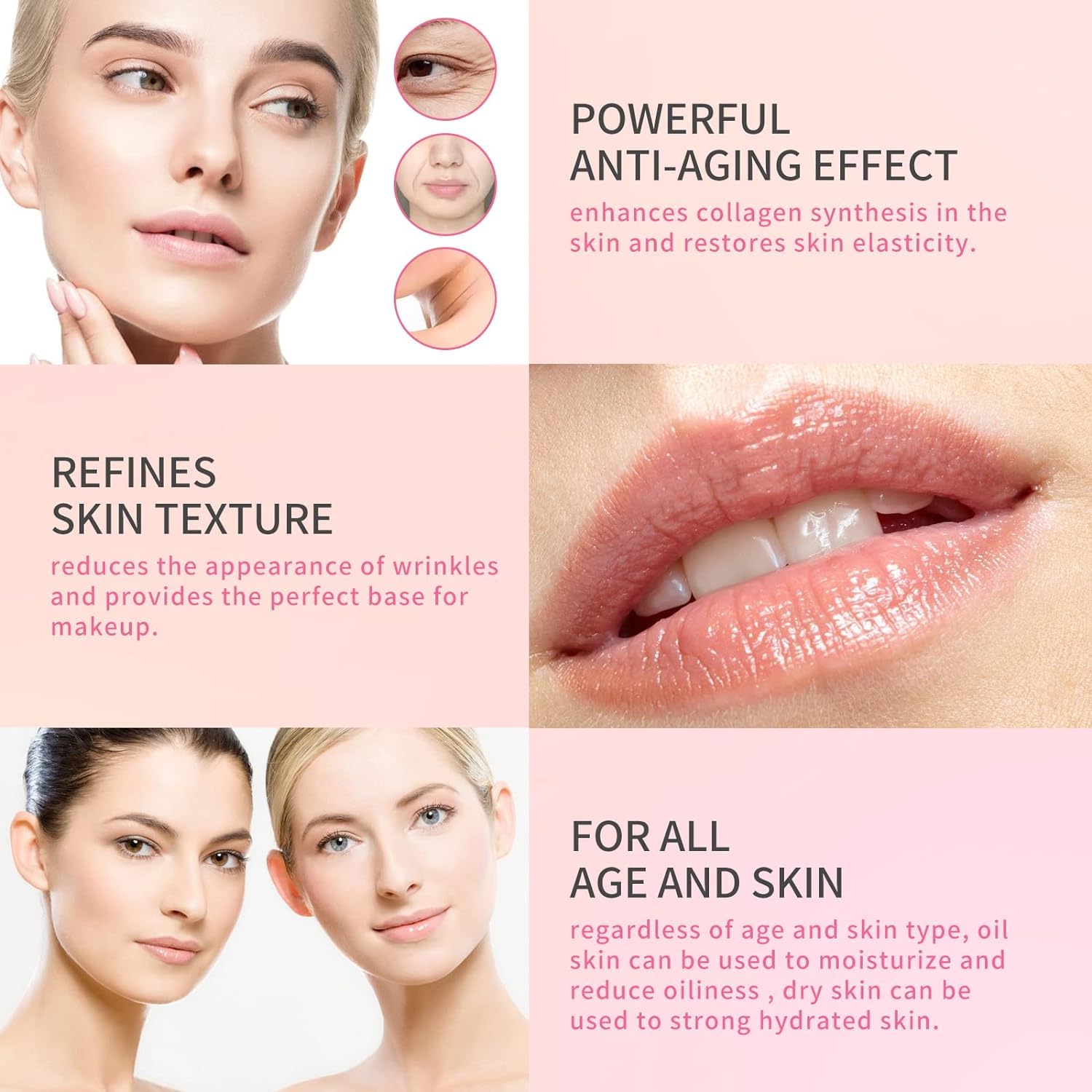 All-in-one moisturizing stick opened to reveal the smooth nude pink balm texture for targeted facial hydration.