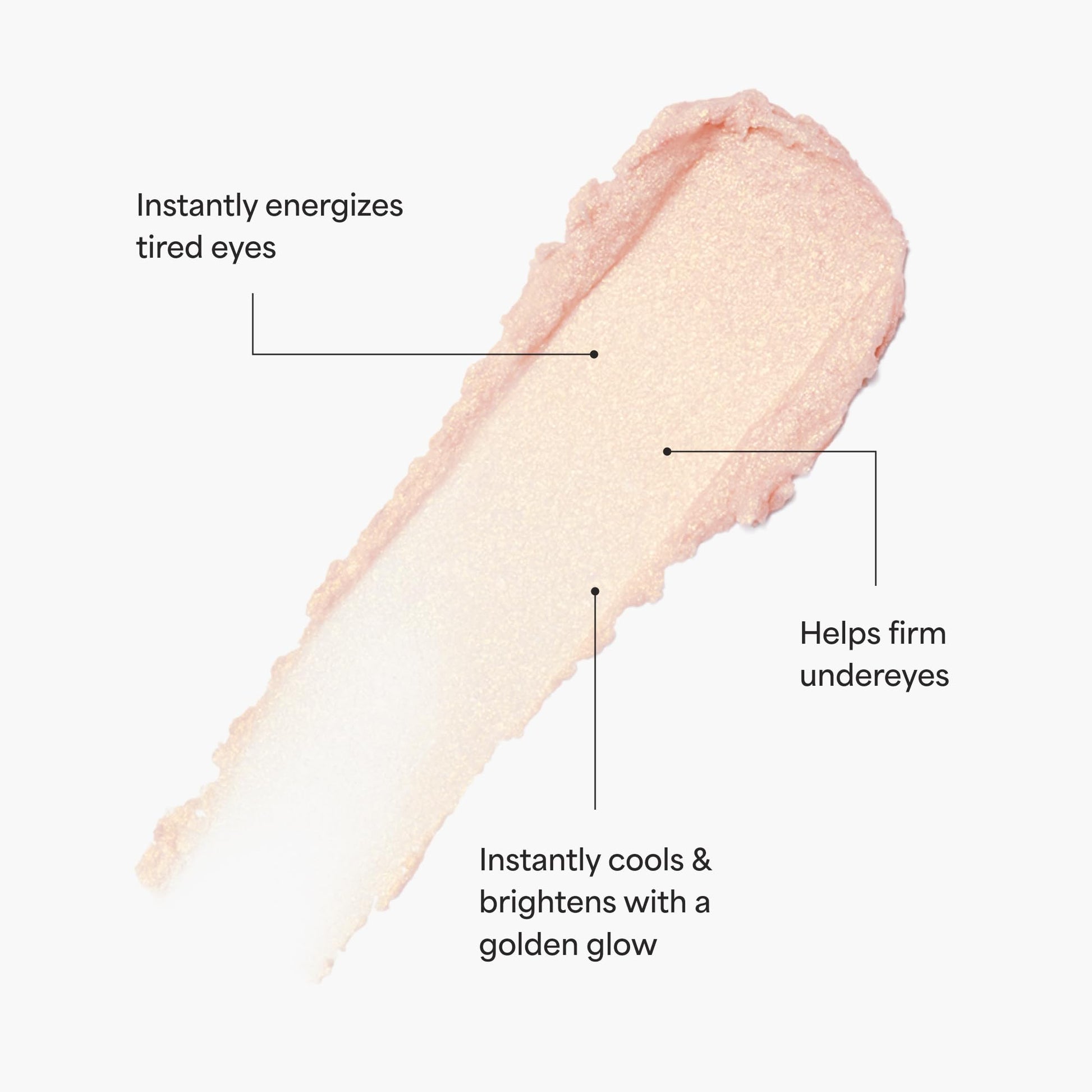 Caffeine infused eye balm stick by TULA Skincare for reducing puffiness