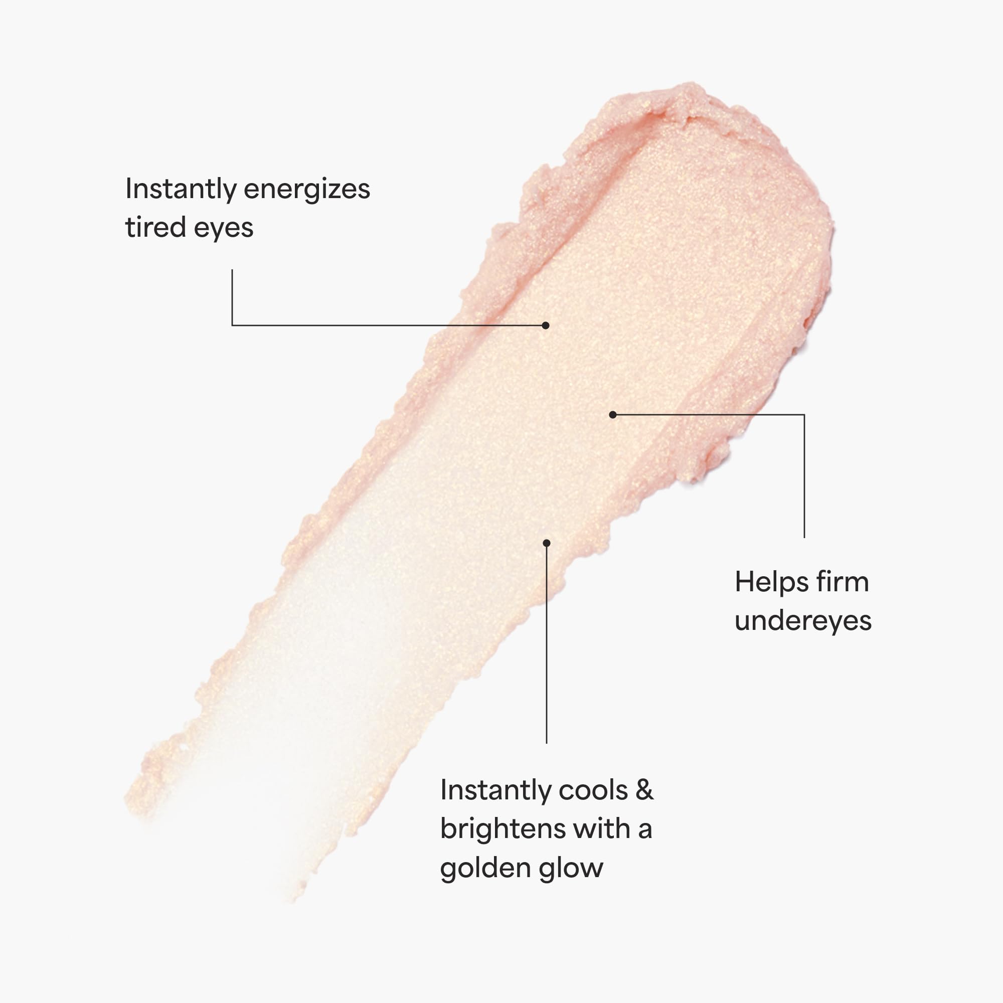 Caffeine infused eye balm stick by TULA Skincare for reducing puffiness