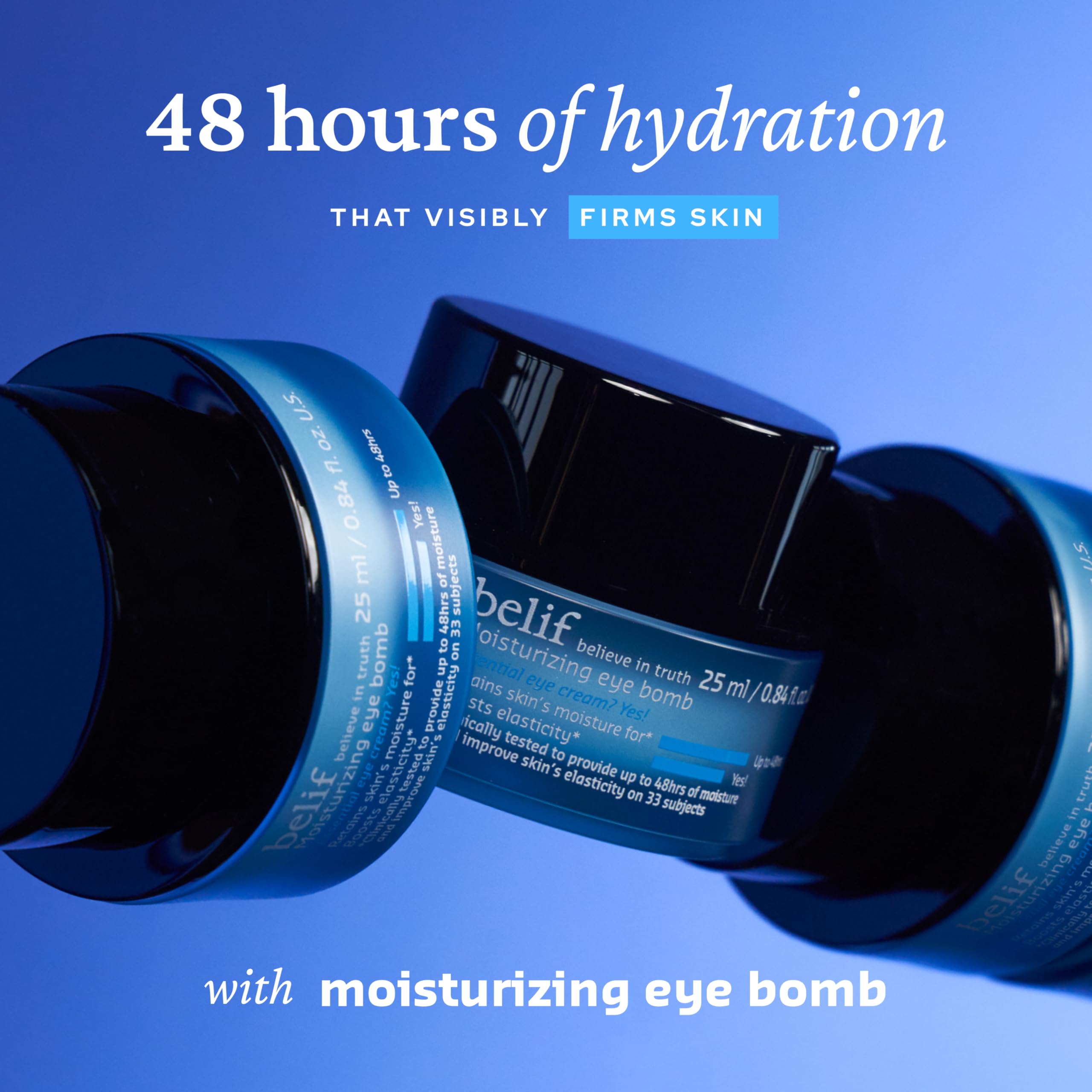 Belif Peptide Eye Bomb rich moisturizing cream texture close up