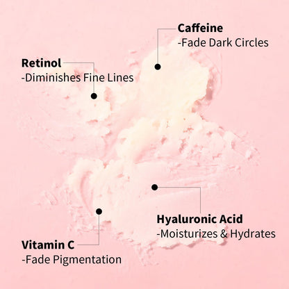 Under-eye cream balm stick for dark circles and wrinkles removal.