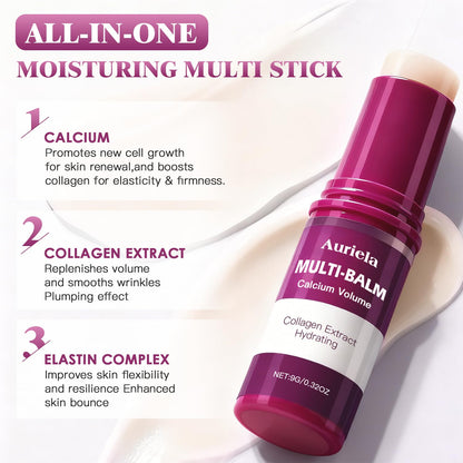 Authentic USA imported Auriela skin firming multi balm packaging view