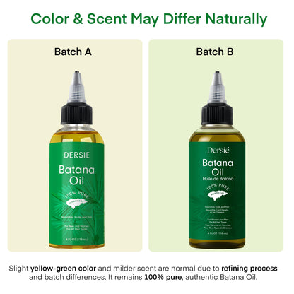 Dersie 100 percent pure Honduras batana oil packaging details