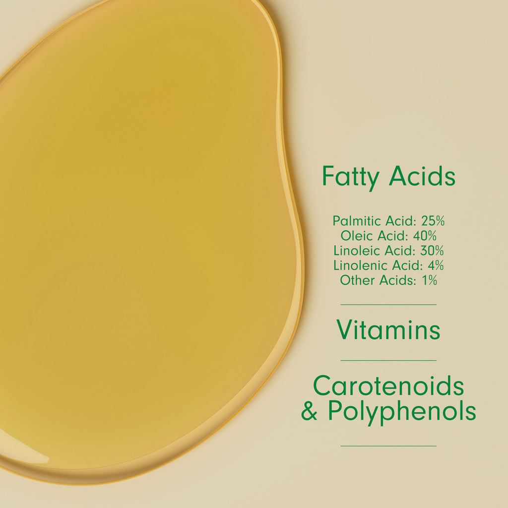 Dersie hair growth oil bottle label with ingredient information