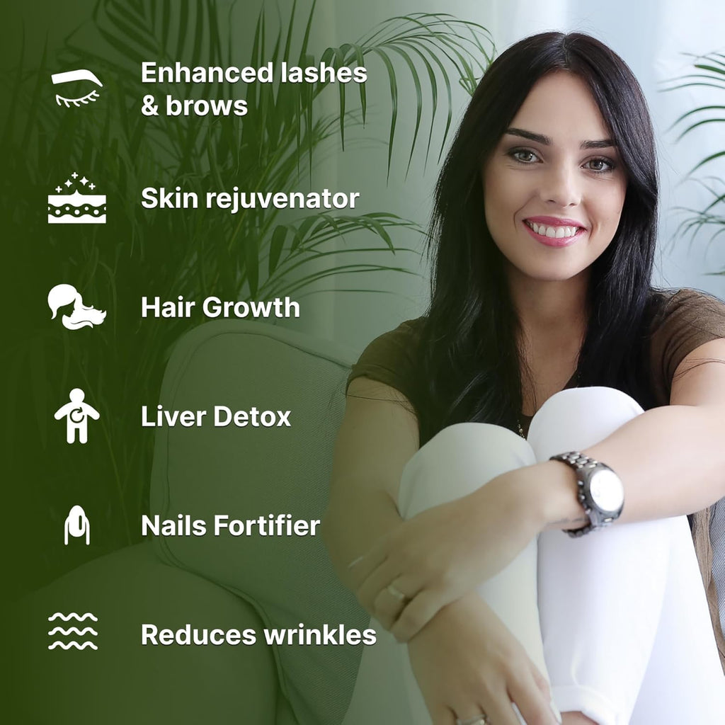 Natural chemical free hair growth and body massage castor oil packaging