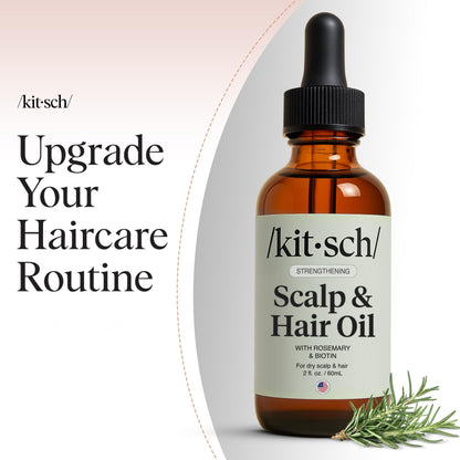Kitsch clean beauty vegan and cruelty-free certified hair serum bottle