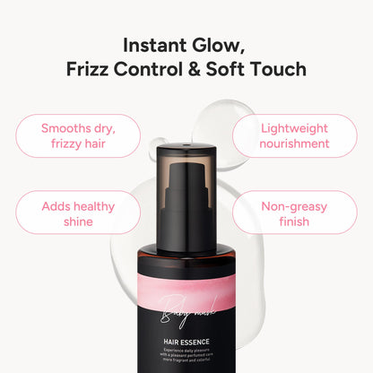 BANANAL Baby Musk hair fragrance and serum packaging details showcasing ingredients