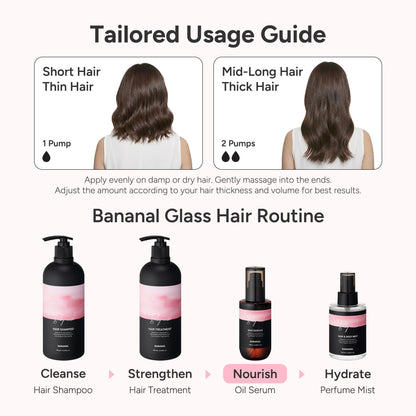 Moroccan argan oil infused hair perfume by BANANAL for dry damaged hair repair