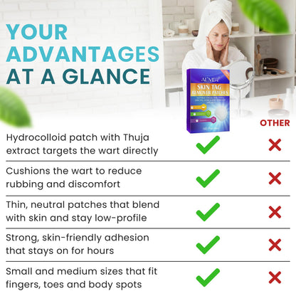 Clean Living premium imported skin care patches packaging back panel with clear instructions for use.