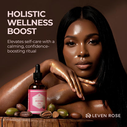 Leven Rose natural moisturizer for hair skin and nails.