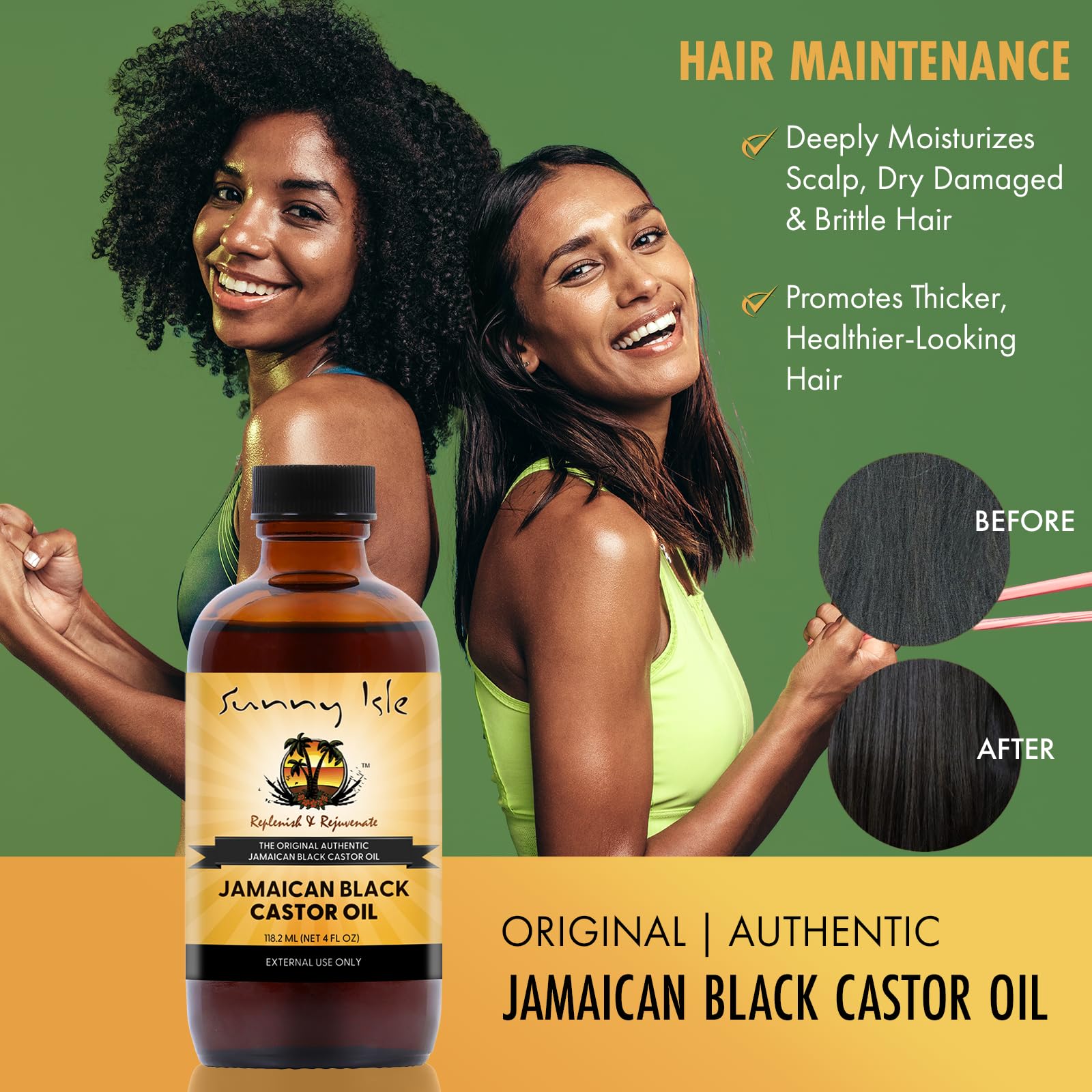 Authentic Sunny Isle hair loss treatment oil for Indian consumers