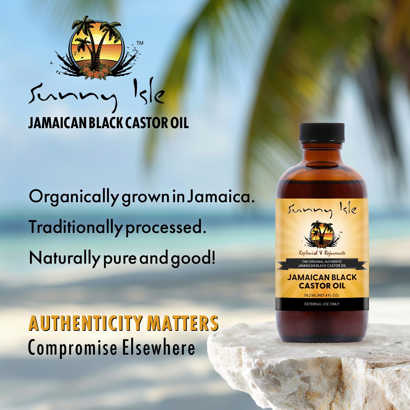 Deep conditioning hot oil hair treatment formula by Sunny Isle