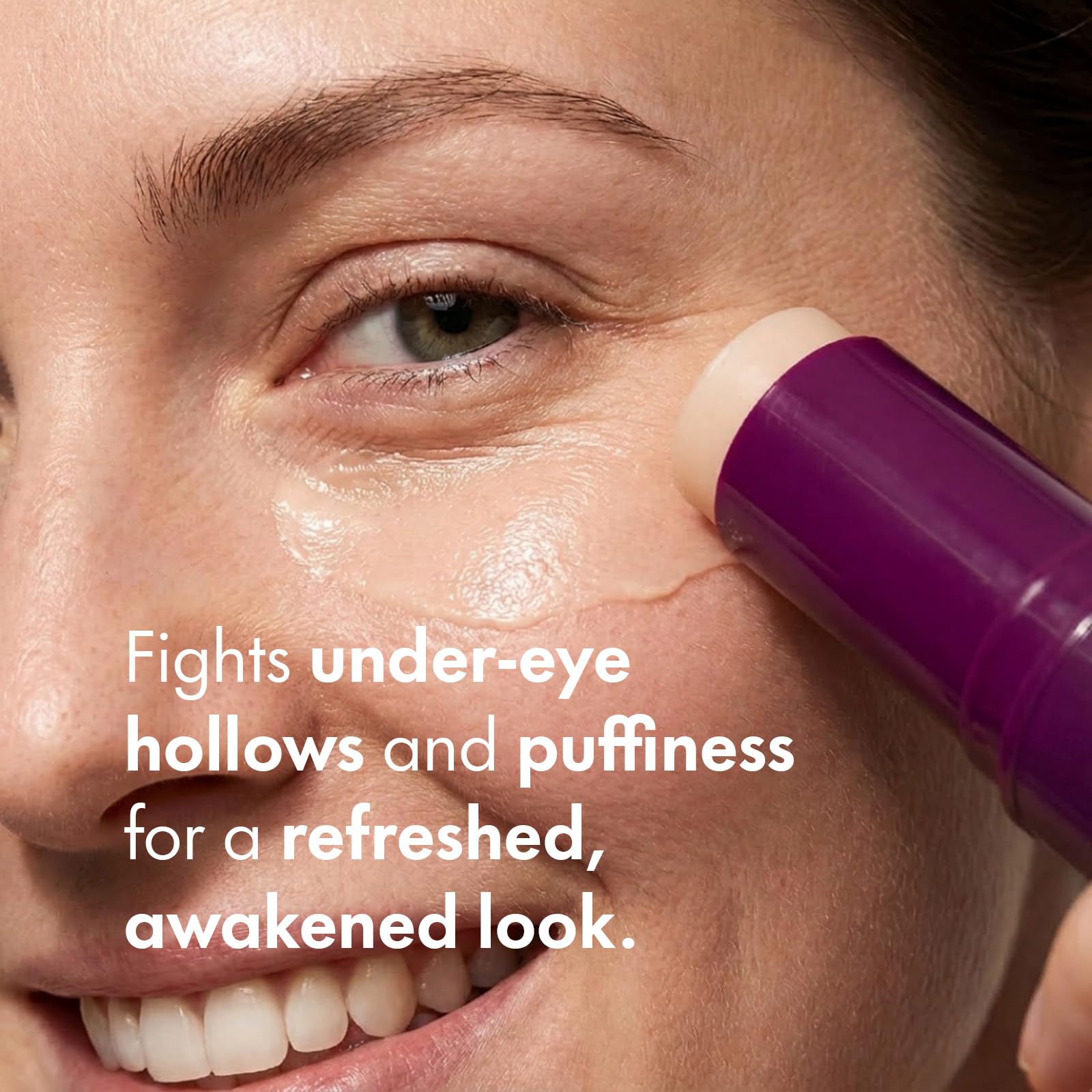 EELHOE anti aging collagen balm stick application on neck and face