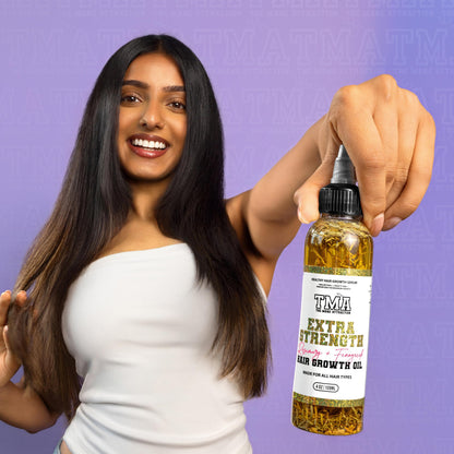 Rudra Retails imported The Mane Attraction hair oil packaging view for authenticity verification