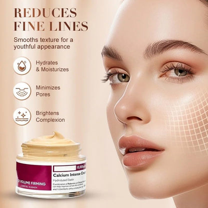 JIAZAWA volume firming calcium intense cream product details and shelf life label view