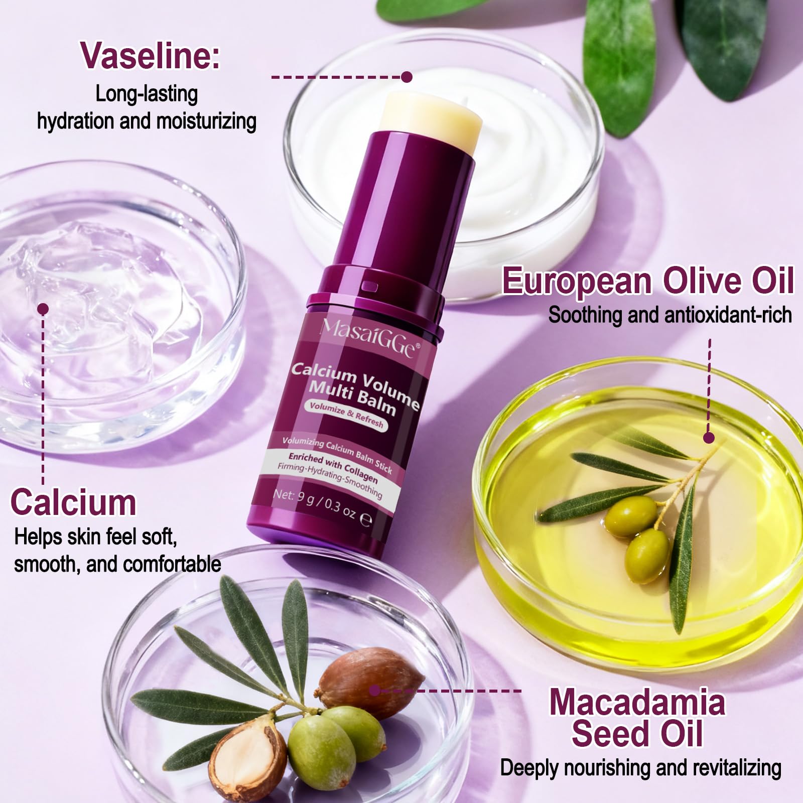 VOFANK anti wrinkle balm stick open packaging displaying the moisturizing core