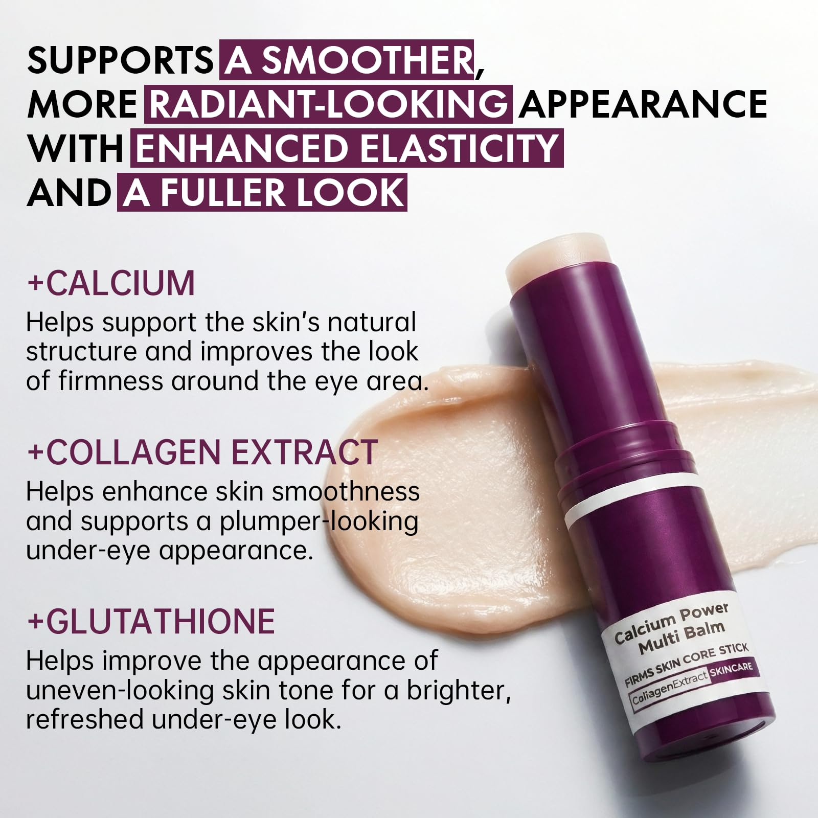 Glopink Calcium Volume Multi Balm two pack displayed on a clean surface.