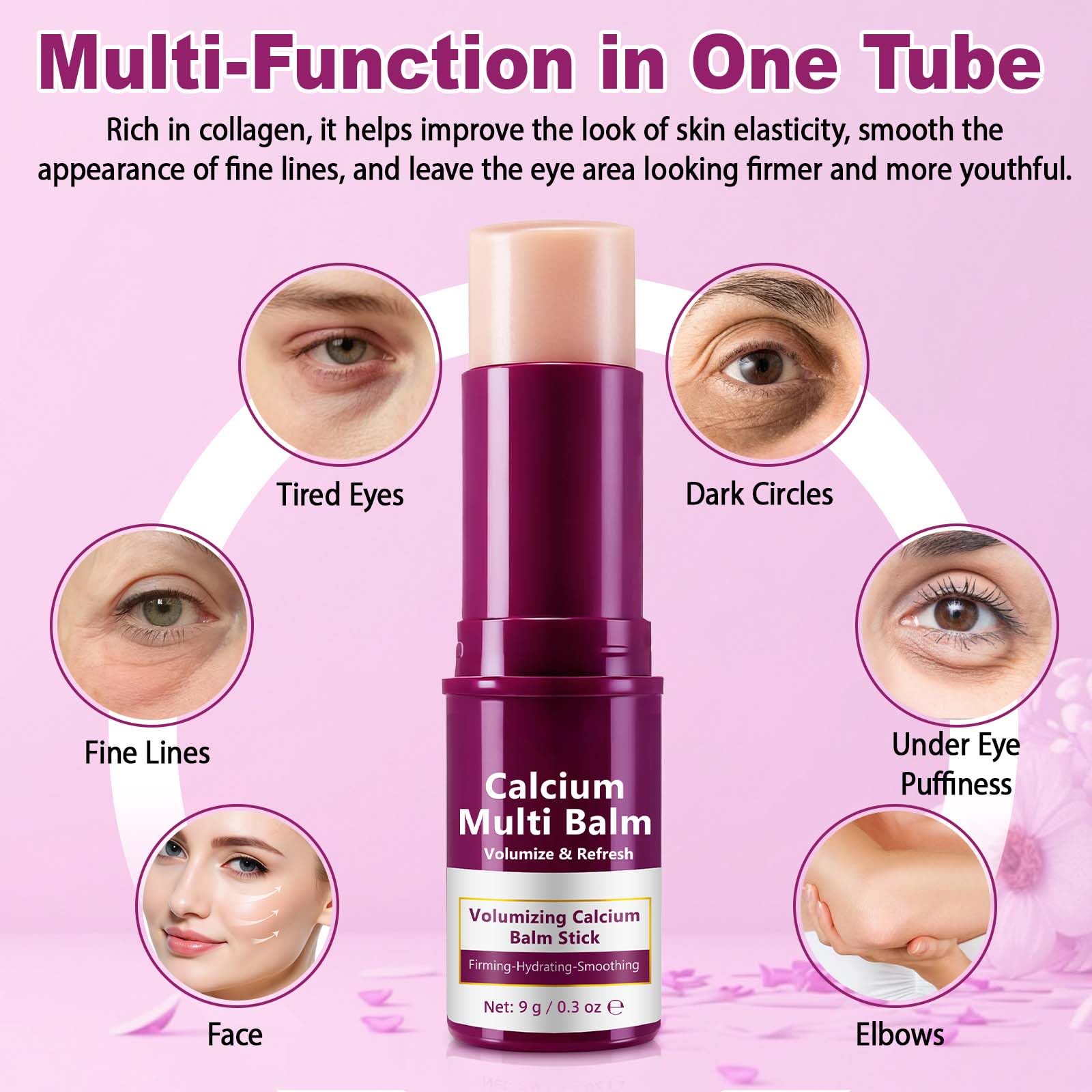 Ocnisdns collagen and calcium multi balm texture close up demonstrating smooth application