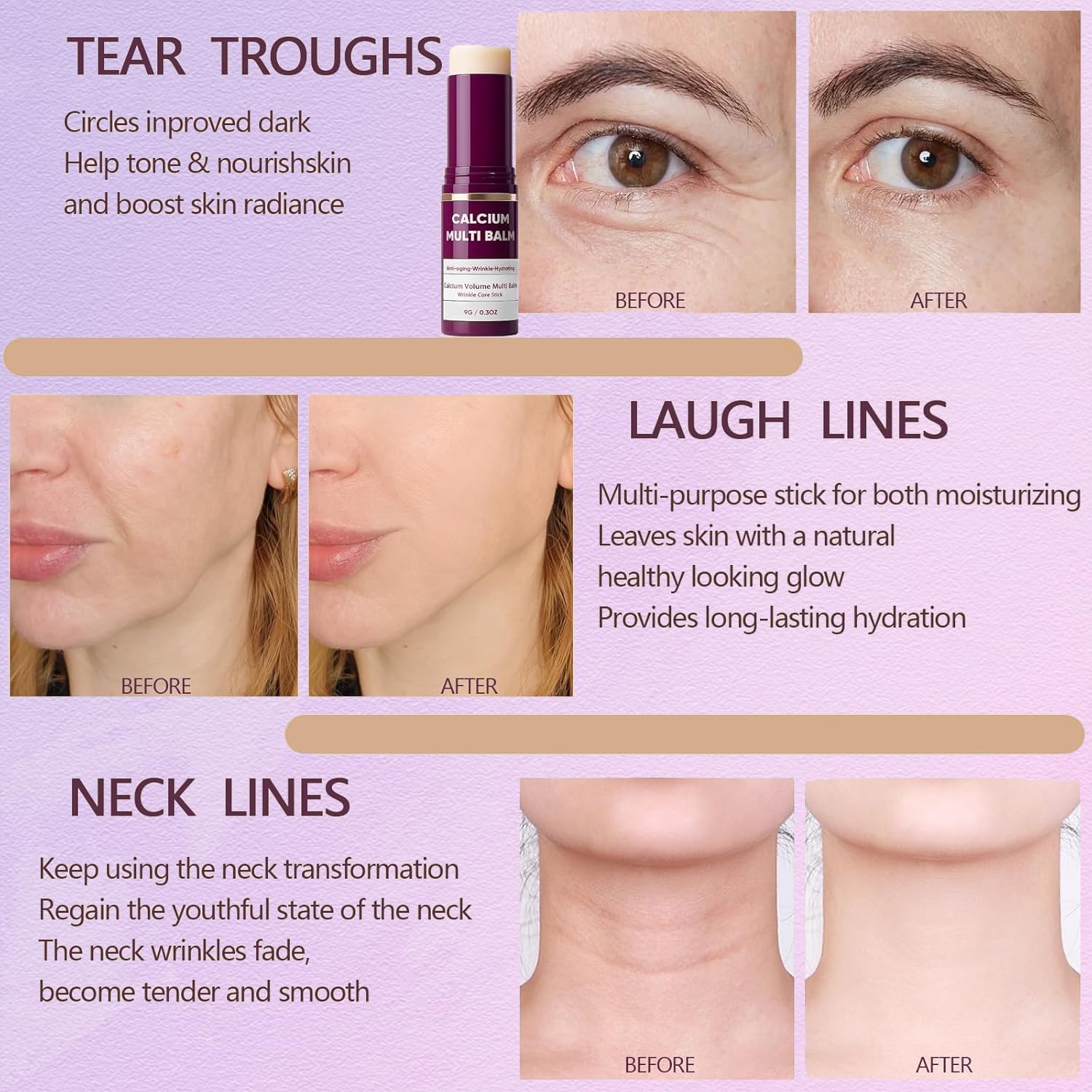 ZITNODO Cemenrete under eye balm stick for dark circles and fine lines
