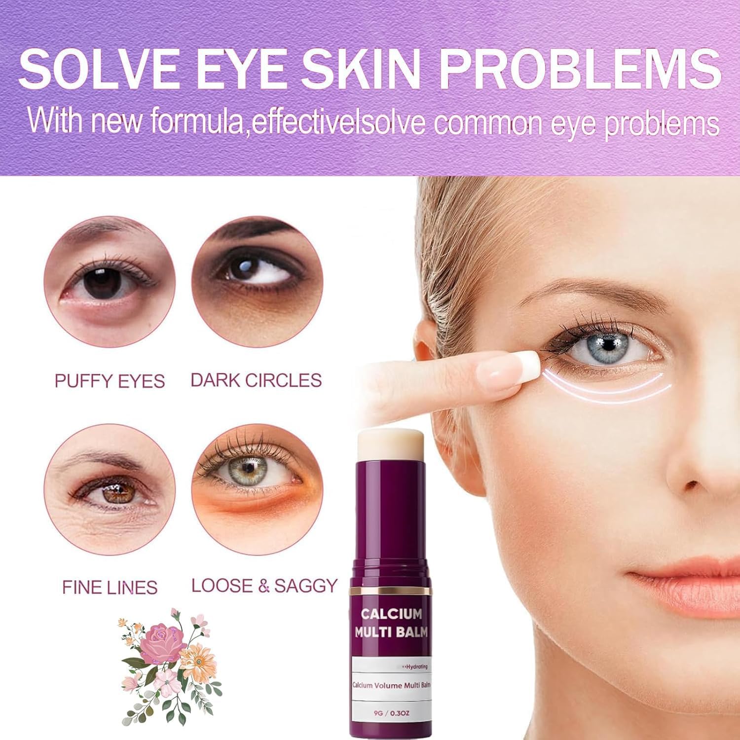 Texture and glide of the ZITNODO calcium cream anti-aging stick