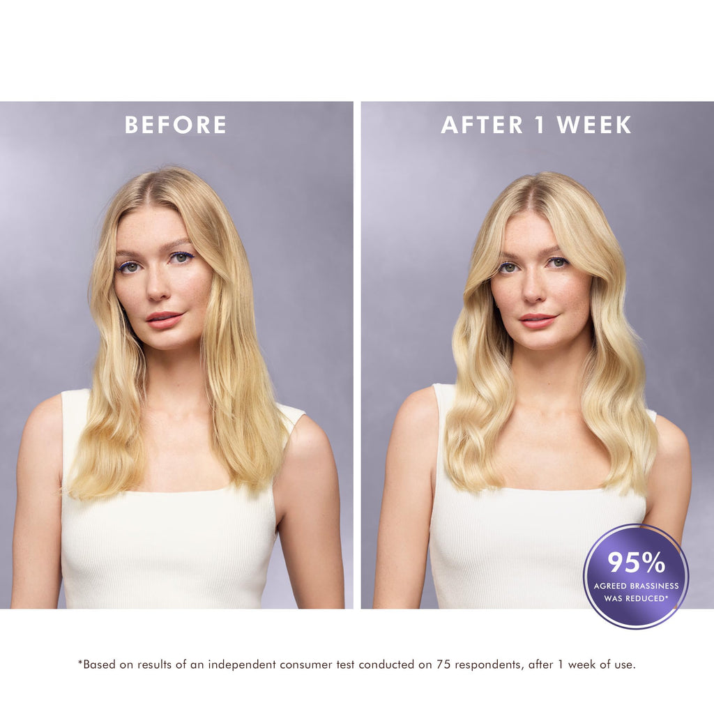Moroccanoil brassiness neutralizing purple hair oil for blonde and highlighted hair types