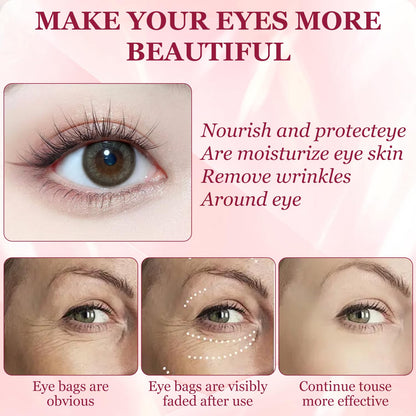BOTIST calcium volume moisturizing stick targeted on the under eye area for dark circles and fine lines.