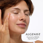 Algenist skincare travel size jar open view