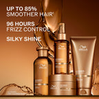 Authentic Wella professional hair treatment serum for smooth and shiny hair results.