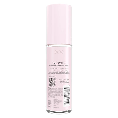 Nexxus Styling Hair Care Hair Oil showing liquid consistency