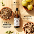 Fable and Mane HoliRoots lightweight serum for frizzy and damaged hair treatment