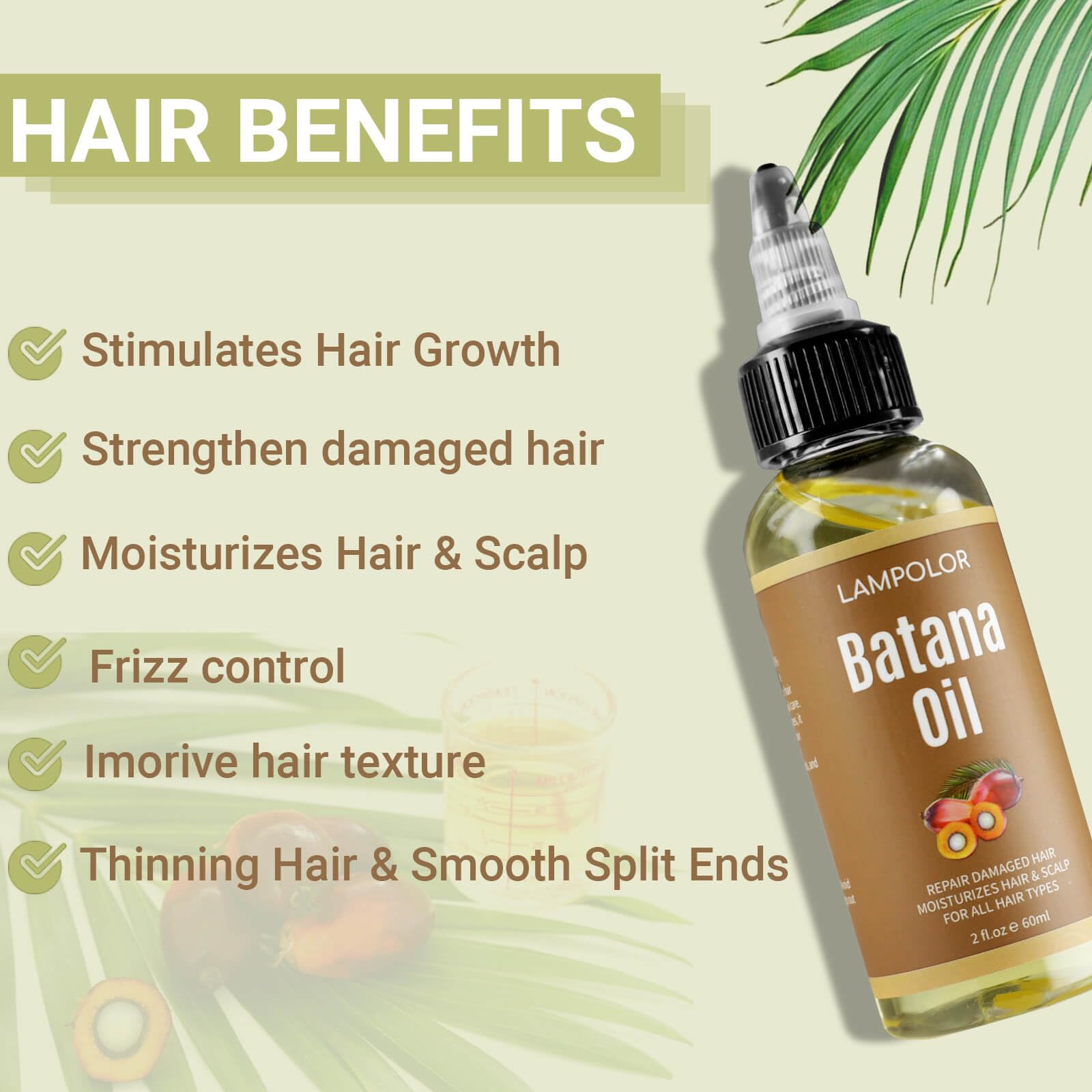 Organic unrefined Honduran batana oil liquid texture on a dropper tip