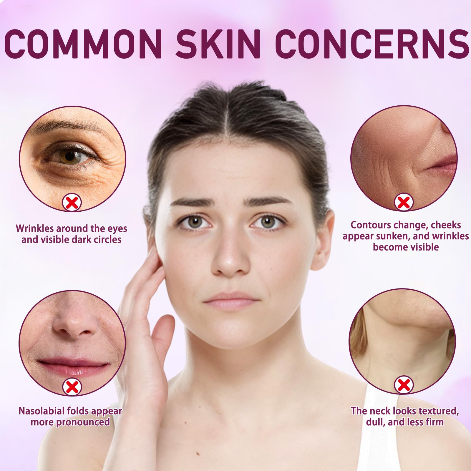 ABOUME anti wrinkle calcium balm for dry skin application