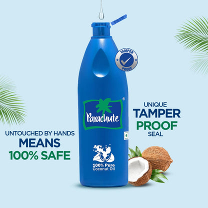 Parachute edible grade coconut oil 31 fluid ounce bottle for cooking and beauty