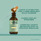 Two fluid ounces bottle of SheaMoisture Rosemary strengthening hair oil.