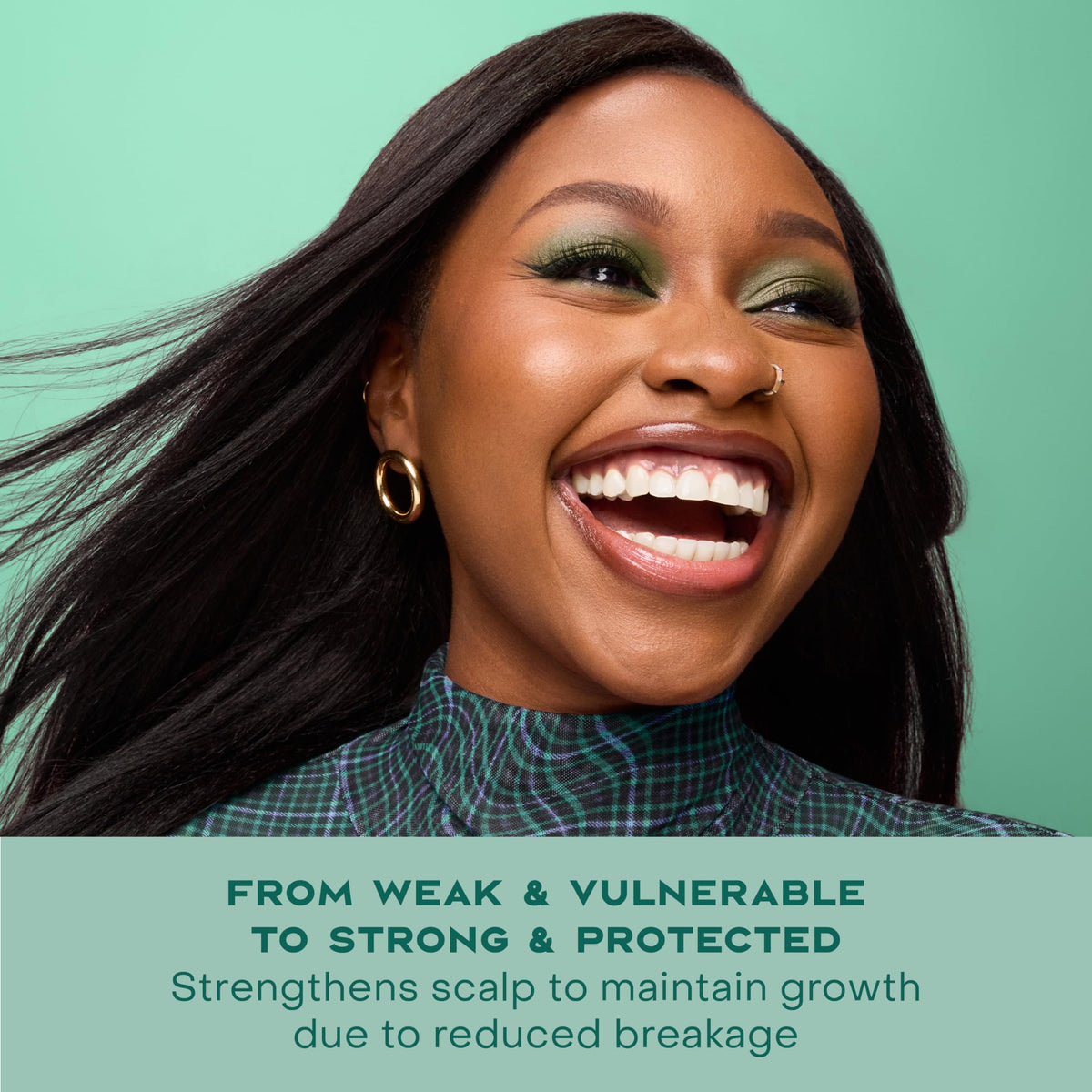 Anti breakage hair oil treatment with rosemary leaf extract.