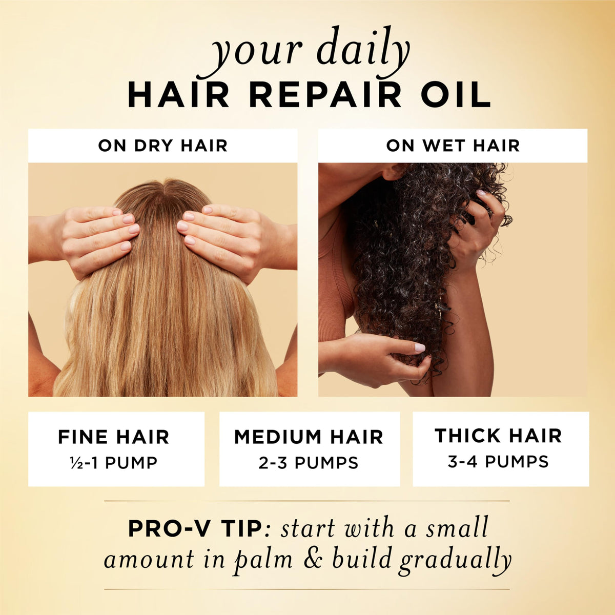 Pantene deep repair hair treatment oil for anti frizz and heat protection