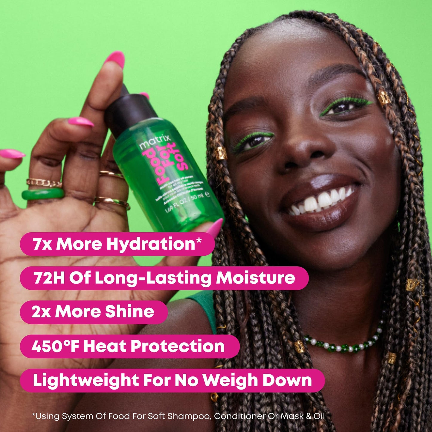 Matrix multi use hair oil serum for frizz control and shine