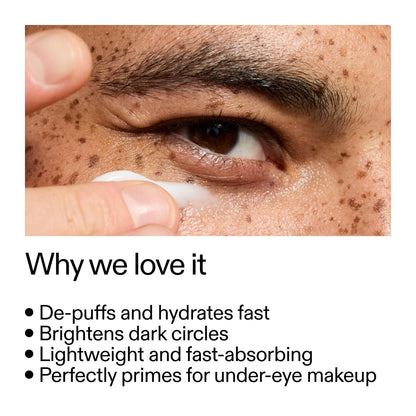The Inkey List Caffeine Eye Cream in hand