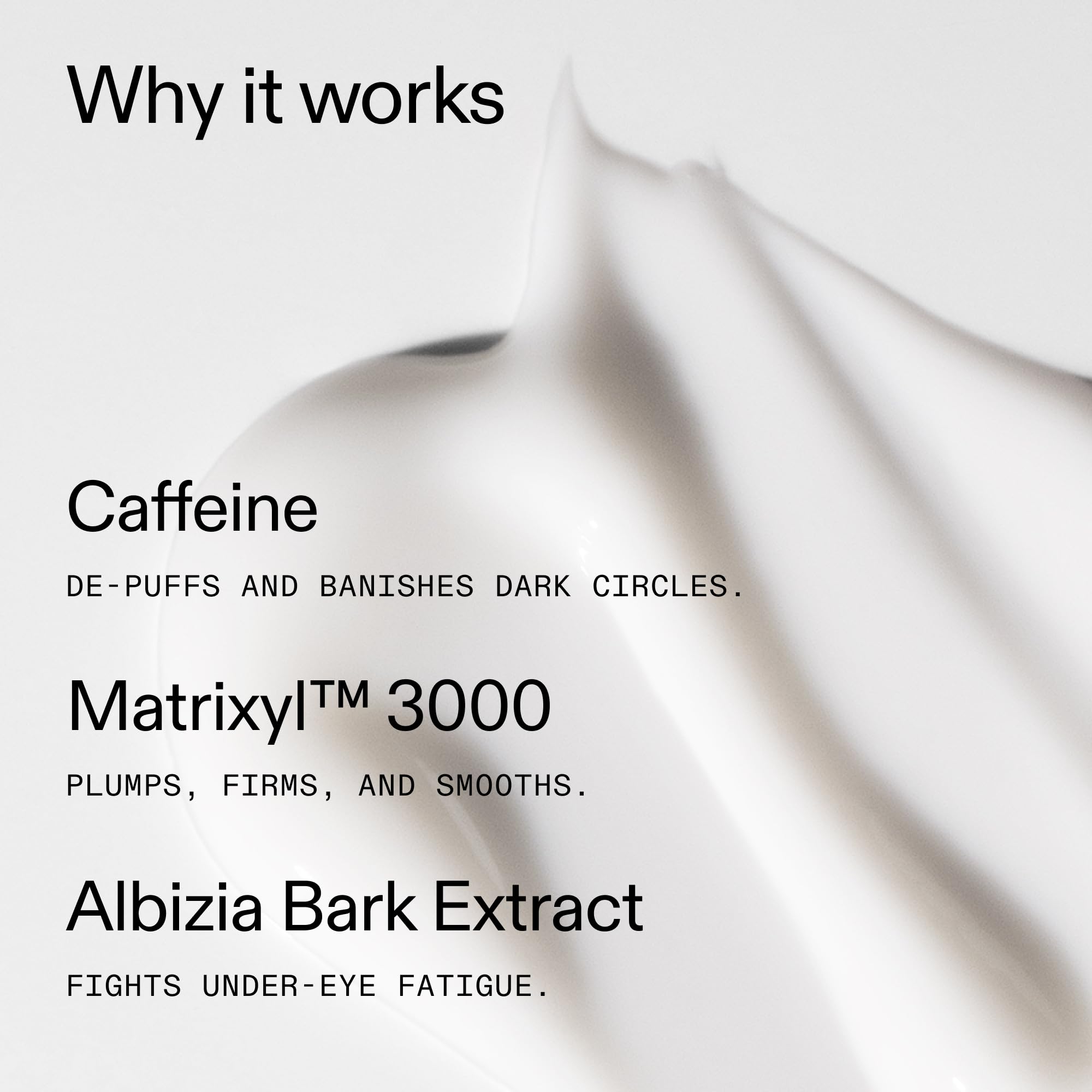 The Inkey List Caffeine Eye Cream ingredient highlight
