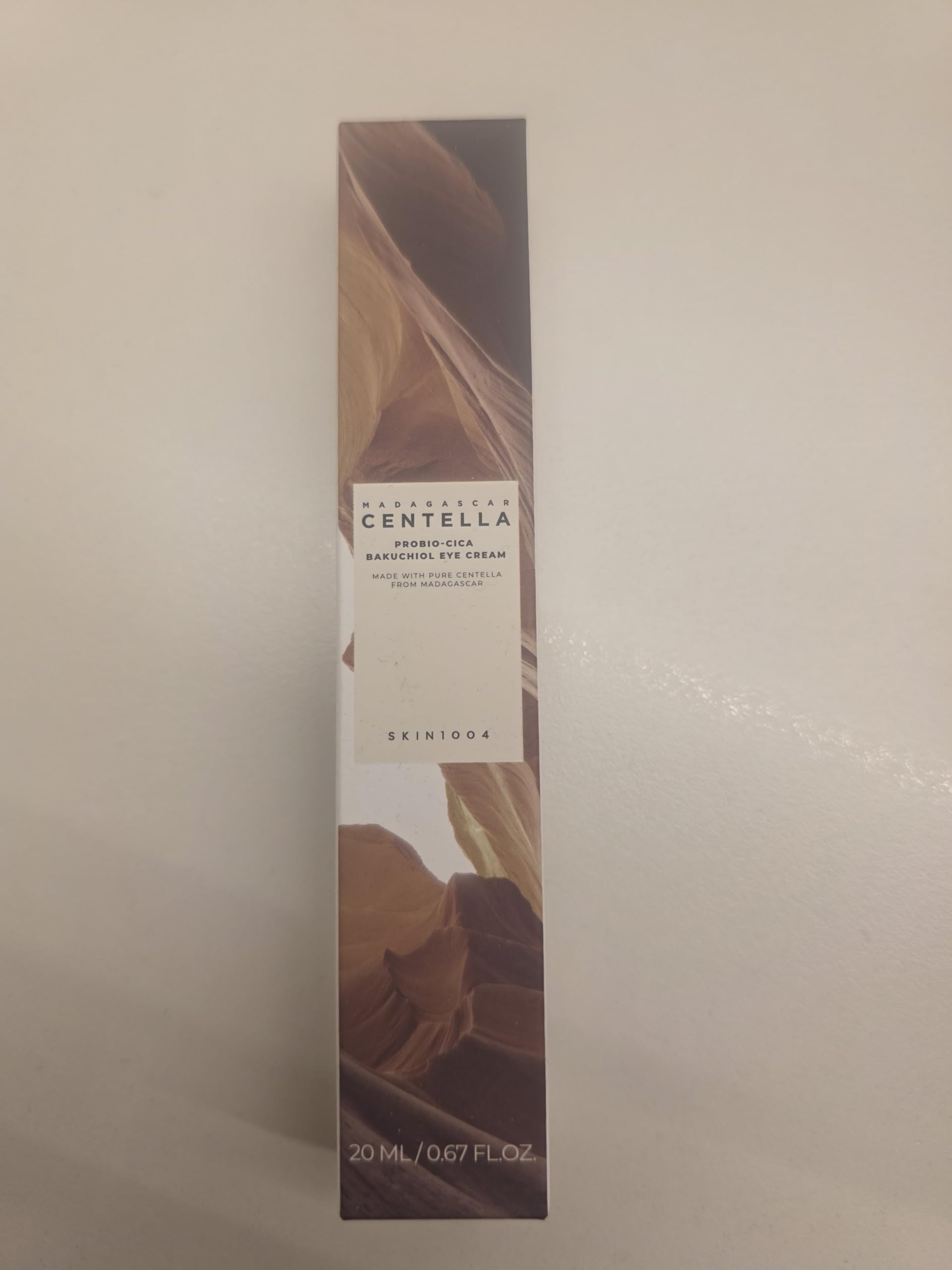 SKIN1004 Madagascar Centella under eye cream tube showing specialized applicator tip