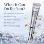 Coinore Retinol Under Eye Cream tube back view ingredients