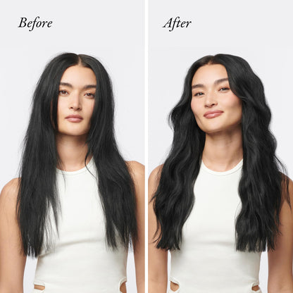 Back label of Oribe Hair Alchemy treatment showing ingredients