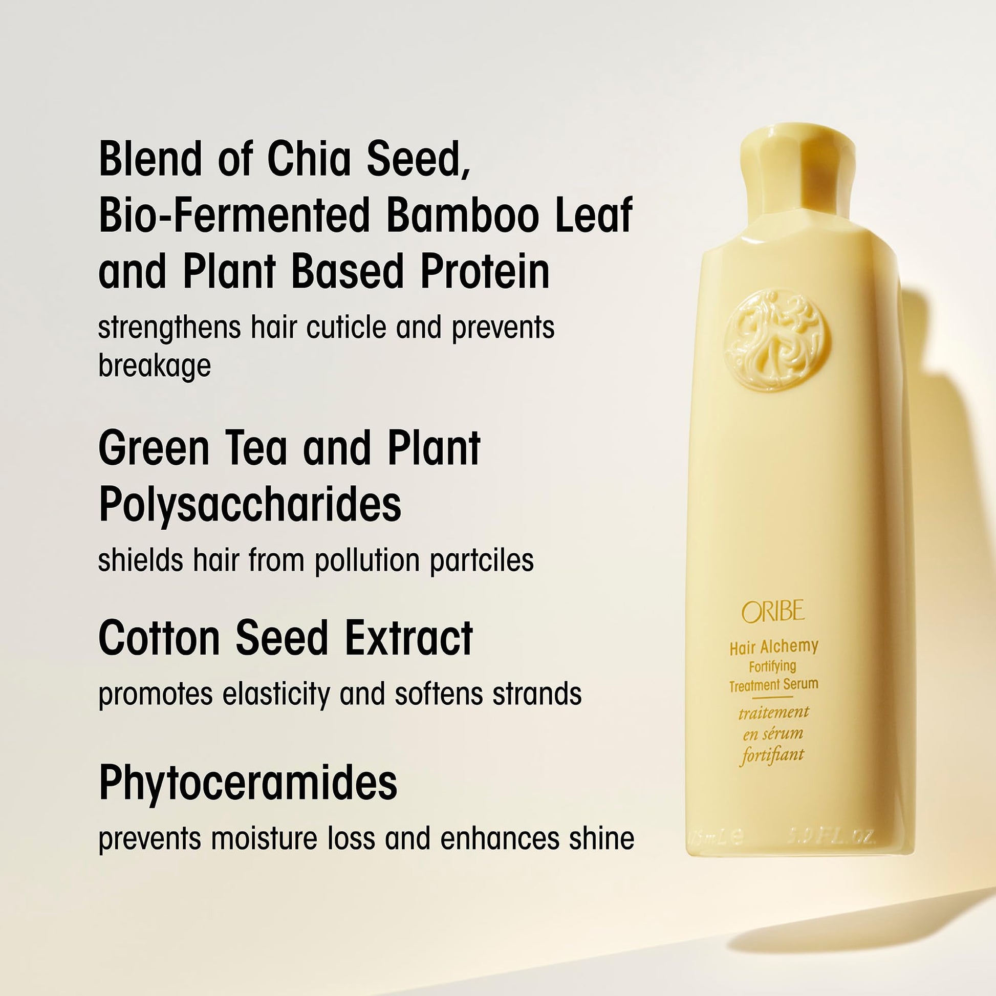 Authentic Oribe Hair Alchemy treatment for fragile hair
